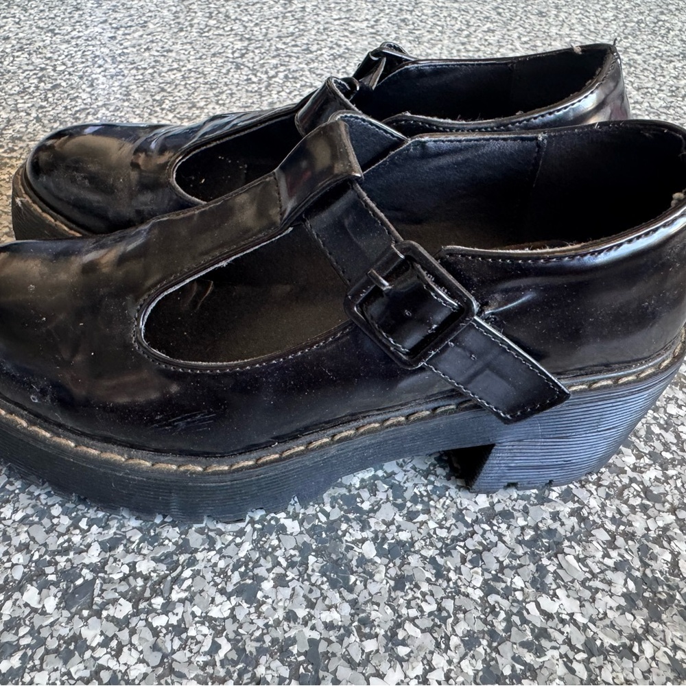 Madden Girl Black Platform Shoes